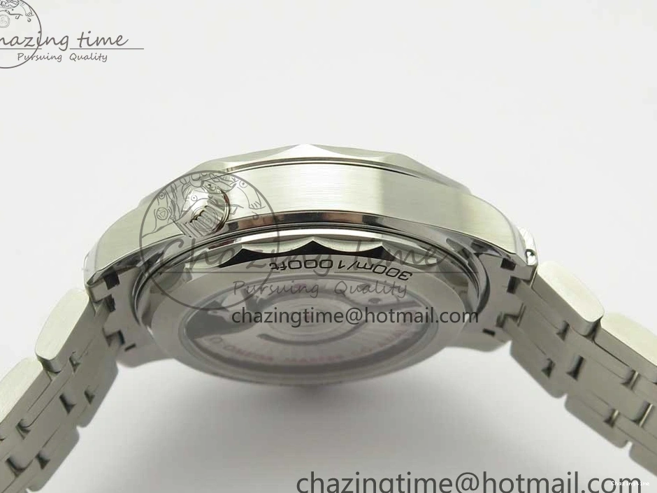 0113 Effortless 2018 Seamaster Diver 300M OMF Best Edition Blue Ceramic Gray Dial on SS Bracelet A8800 (Black Balance Wheel) 7958